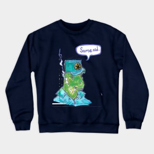 Every Day Dinosaur: Same Old, hh5art Crewneck Sweatshirt